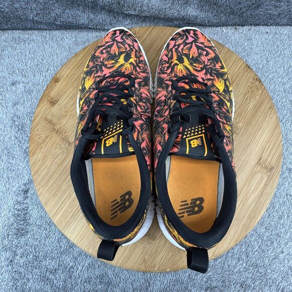 New Balance WX99IG Shoes Womens Size 8 Orange Yellow Black Floral Flexonic 2016 - Picture 6 of 9
